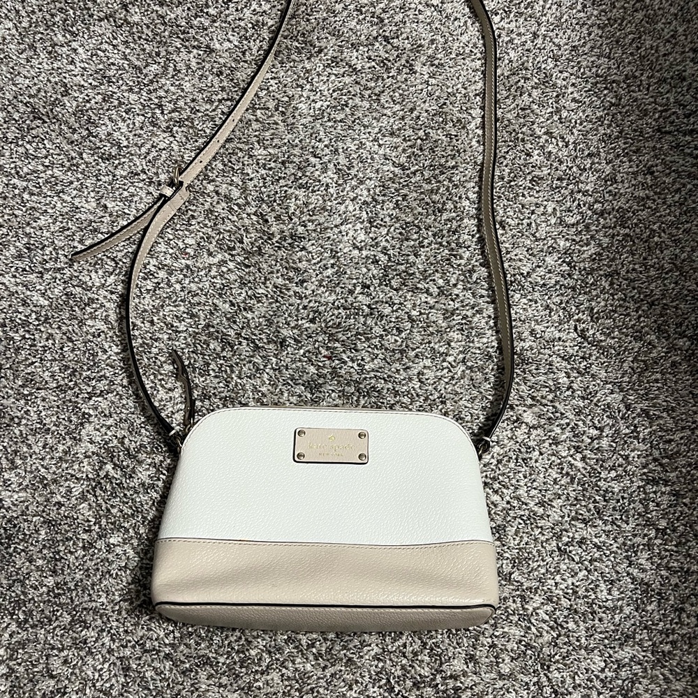 Kate Spade Two Toned Purse with Adjustable Strap